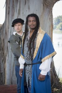 Dameion Brown as Othello, Cassidy Brown as Iago